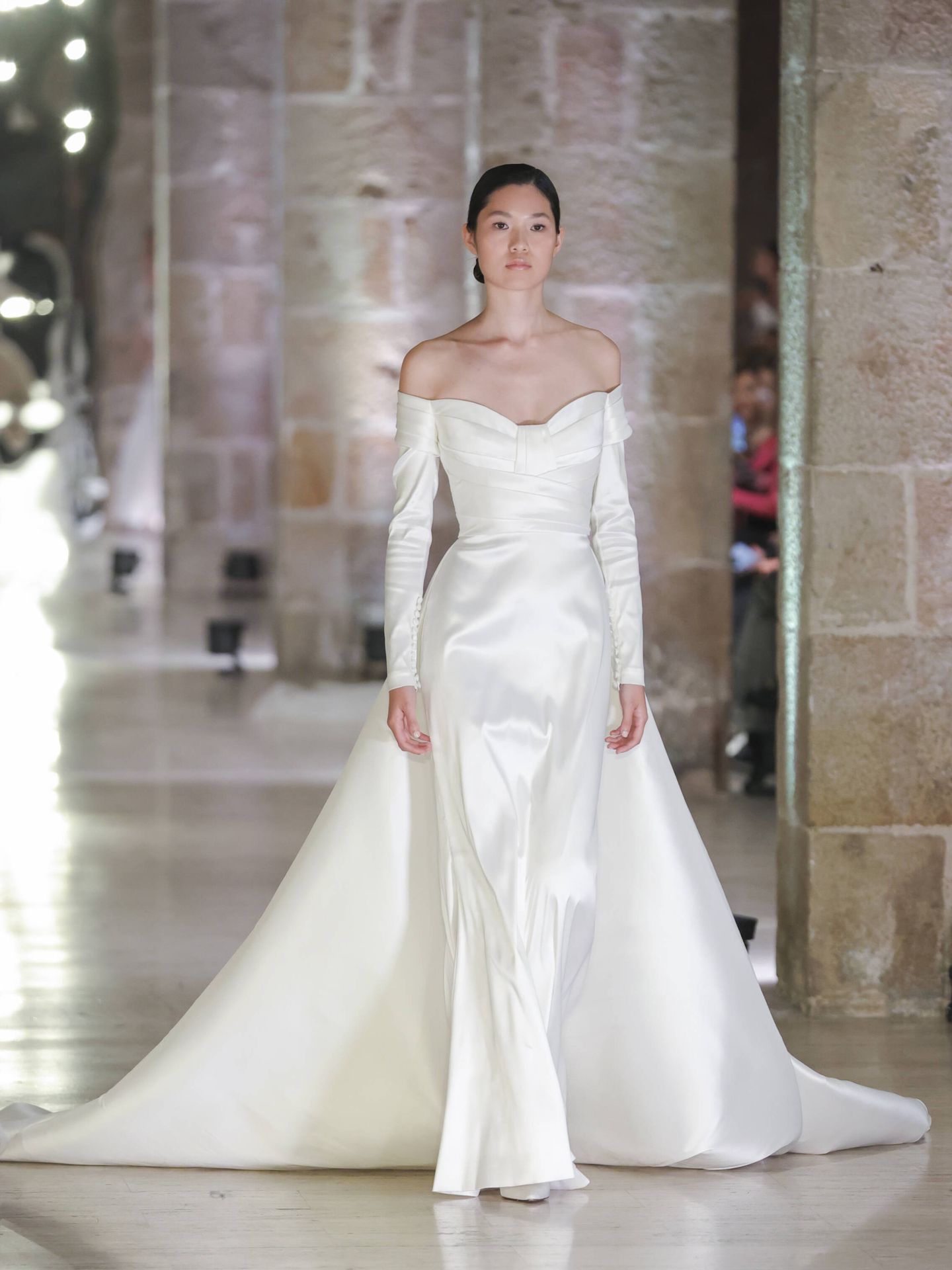 Un vestido de novia de Elie Saab. (Launchmetrics Spotlight)