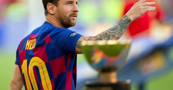 Foto: Leo Messi estuvo este domingo en el Gamper, pero no jugó. (EFE)