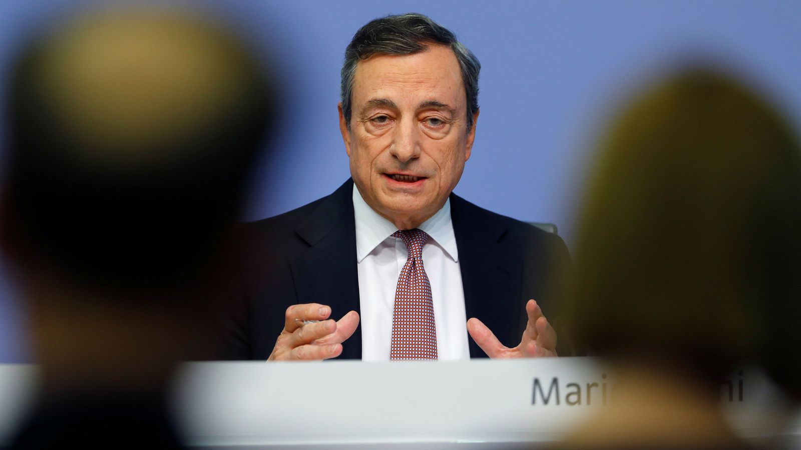 Foto: El presidente del BCE, Mario Draghi. Foto: Reuters. 