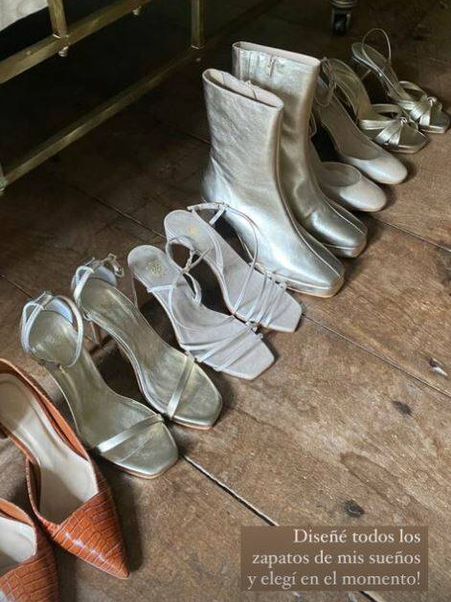 Los seis pares de zapatos diseñados por Laura Corsini. (@bimani13)