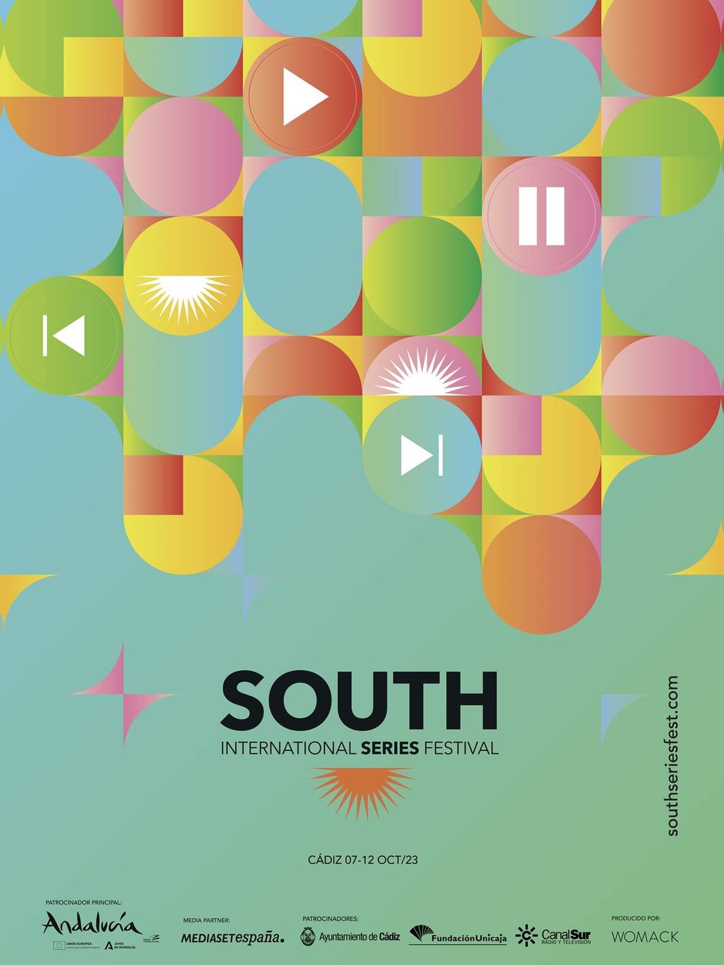 Cartel de la primera edición de South International Series Festival
