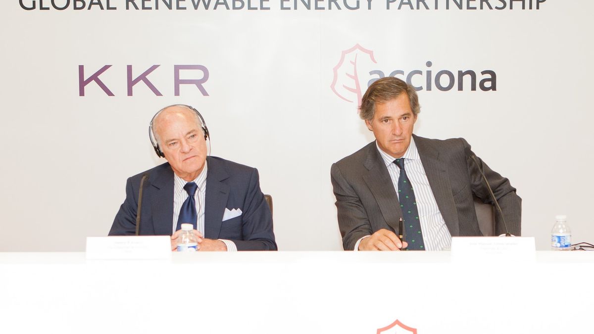 Acciona baraja fusionar sus renovables en España con las internacionales de KKR