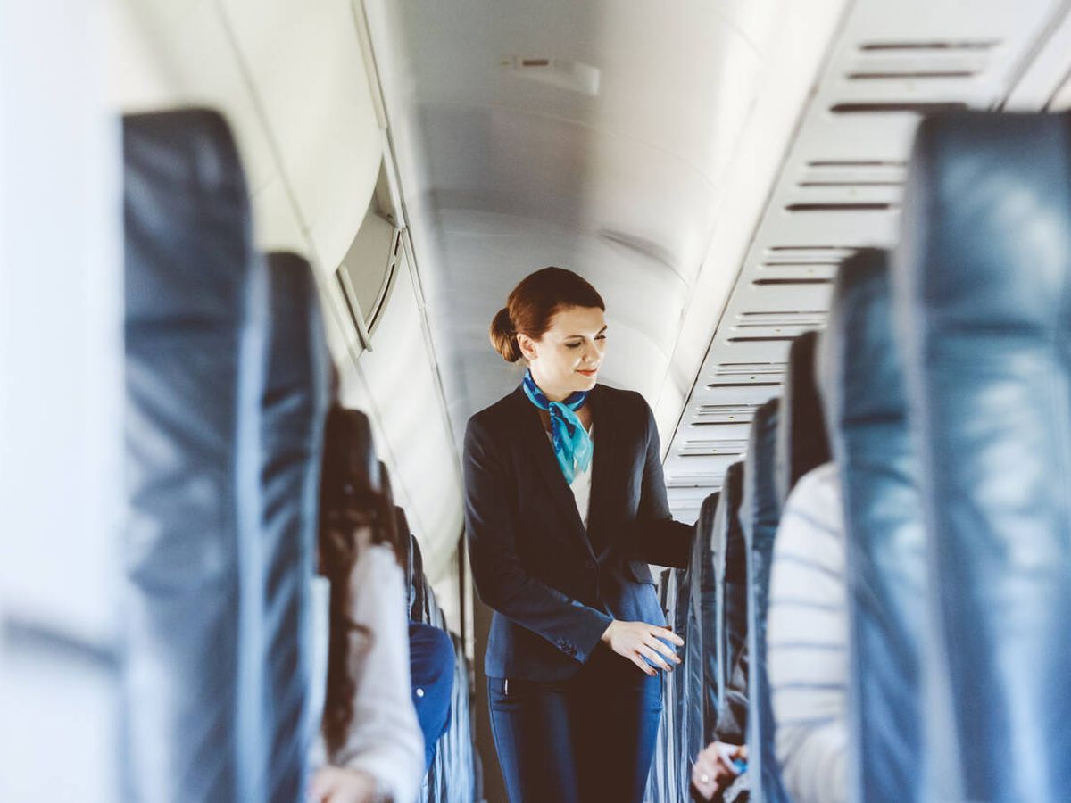 Foto: La azafata sorprendió a los pasajeros y a sus propios compañeros (iStock)