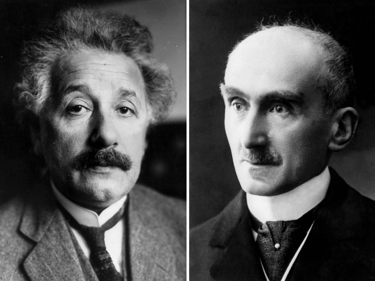 Foto: Albert Einstein y Henri Bergson
