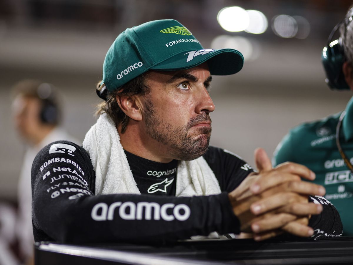 Foto: Alonso, durante el fin de semana del GP de Qatar. (Xavi Bonilla/AFP)