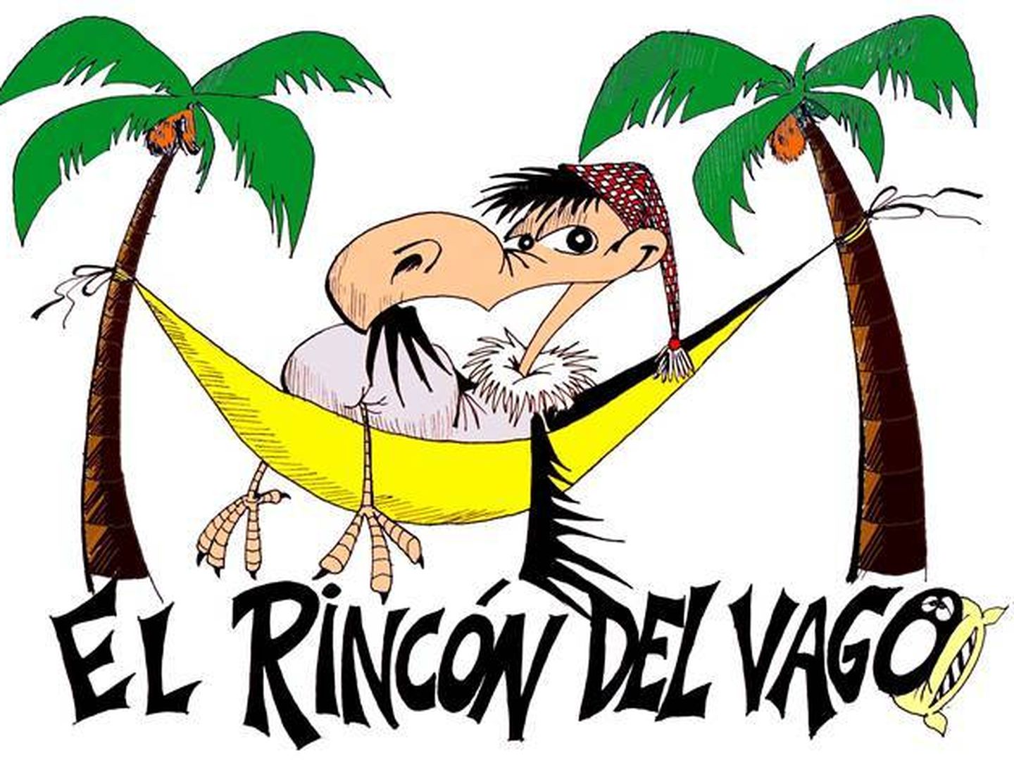 Uno de los primeros diseños del logo de El Rincón del Vago