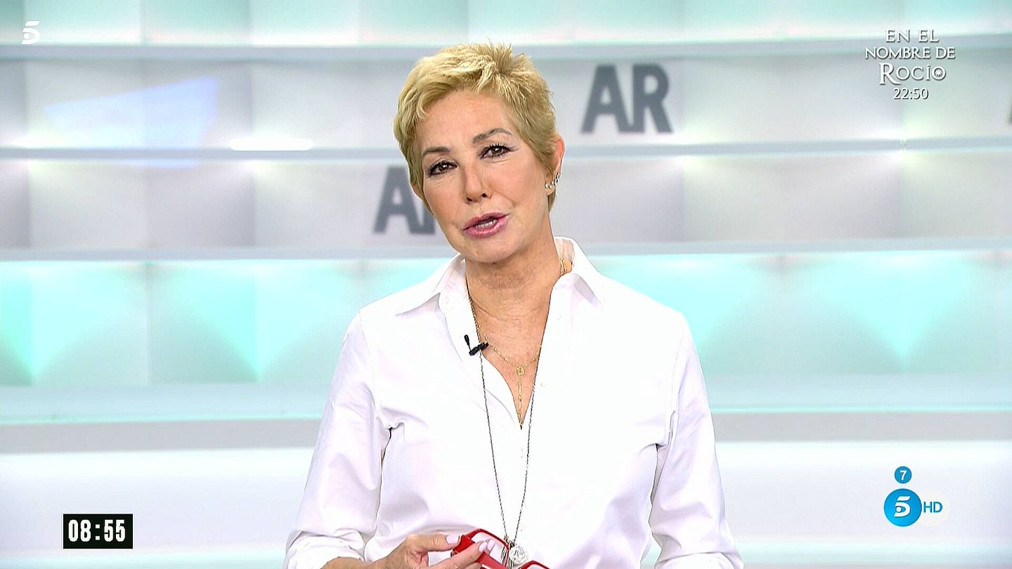 Ana Rosa Quintana, en 'El programa de AR'. (Telecinco)