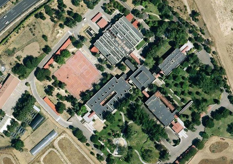 Foto: Visión aérea del colegio Ardarve. 