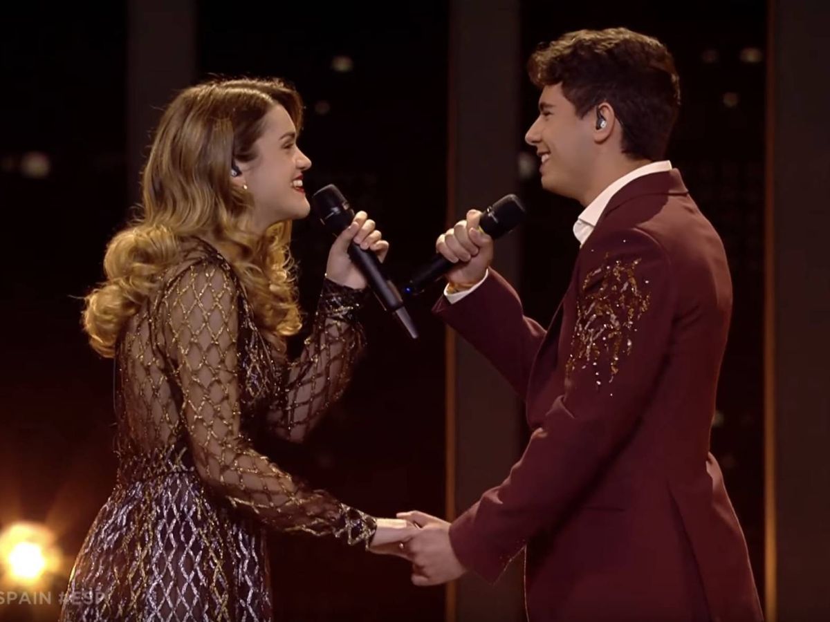 Foto: Amaia y Alfred, en la gran final de Eurovisión 2018.