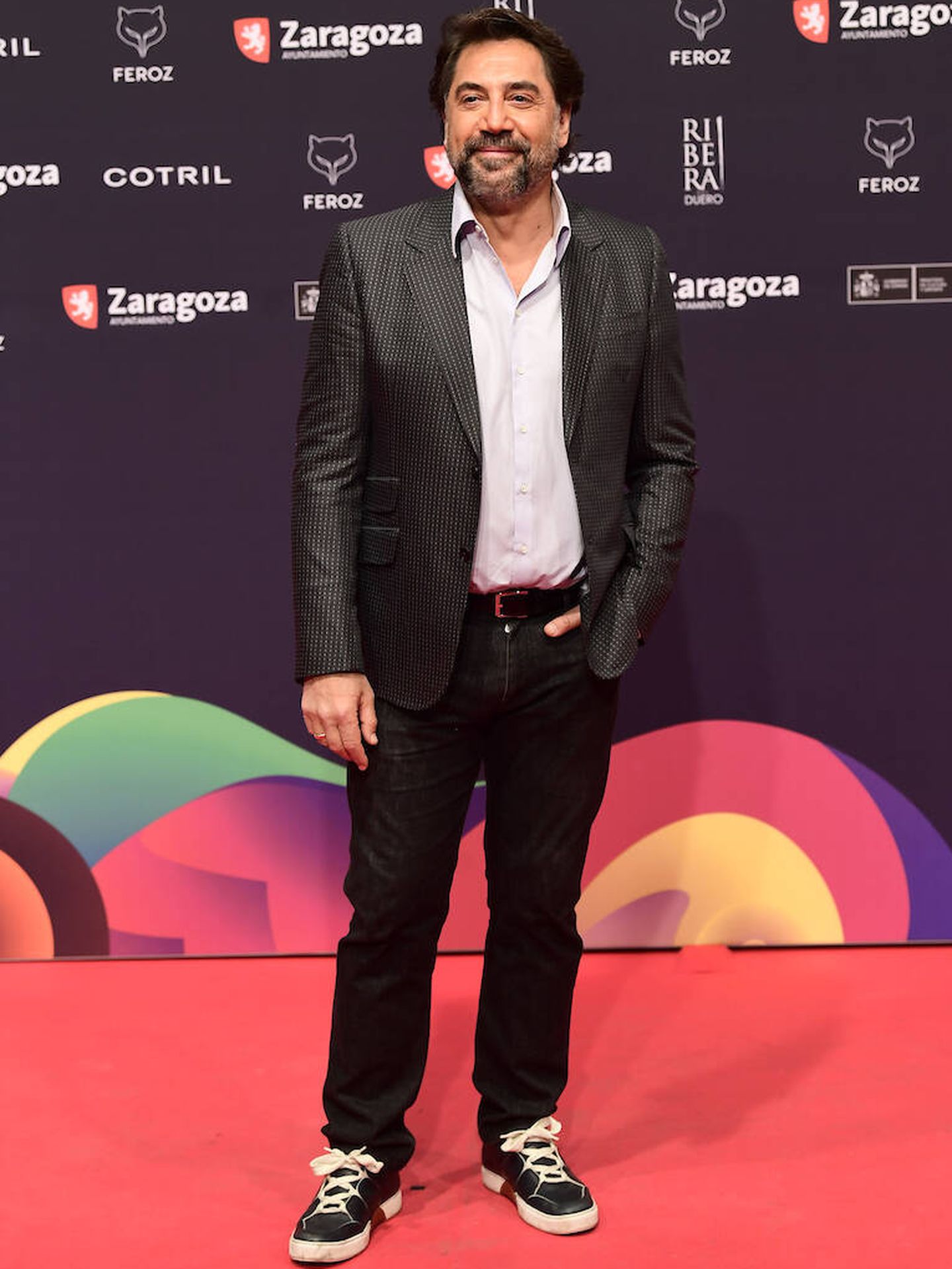 Javier Bardem, en la alfombra roja de los Premios Feroz. (Limited Pictures/JG)