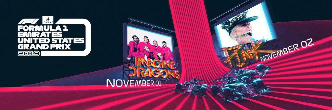 Imagine Dragons y Pink ofrecerán conciertos durante el gran premio. (COTA)