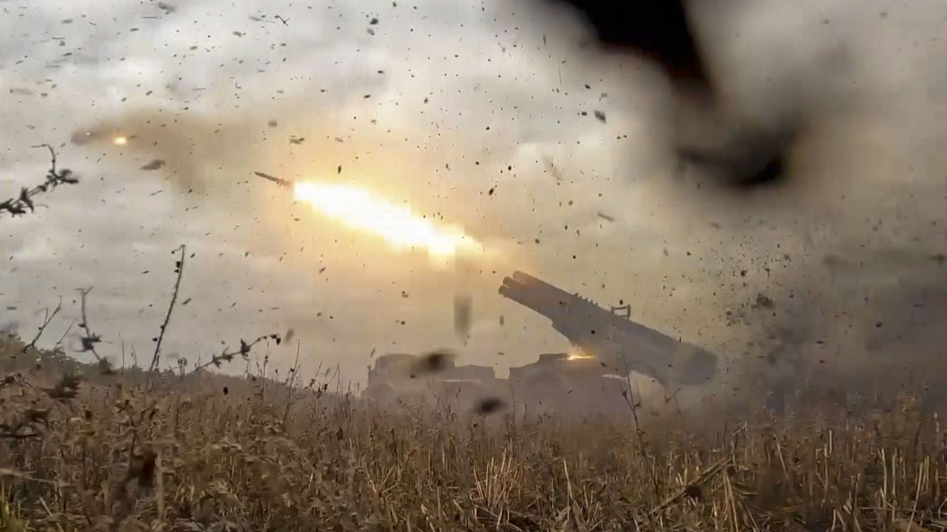 Foto: Artillería rusa en Donetsk. (EFE)