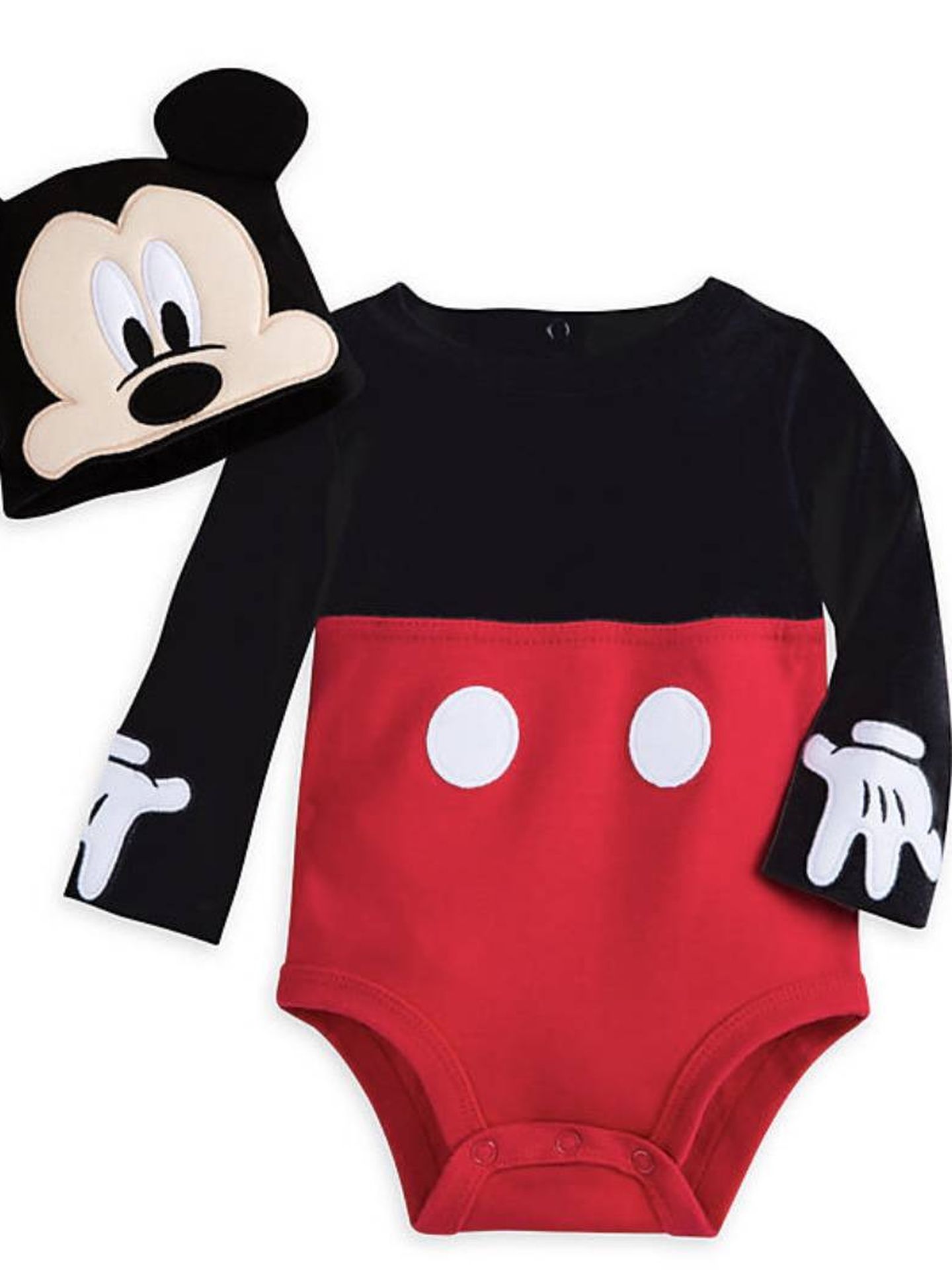 Para los más pequeños, disfraz de Mickey Mouse de Disney Store (14,70 euros).
