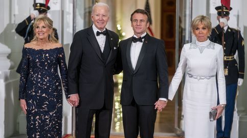 La primera cena navideña de los Biden (con los Macron) es puro Hollywood