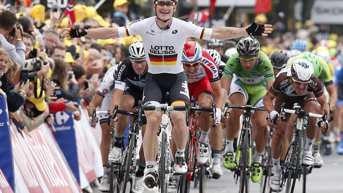 André Greipel da continuidad al festival alemán al sprint y Nibali sigue de amarillo