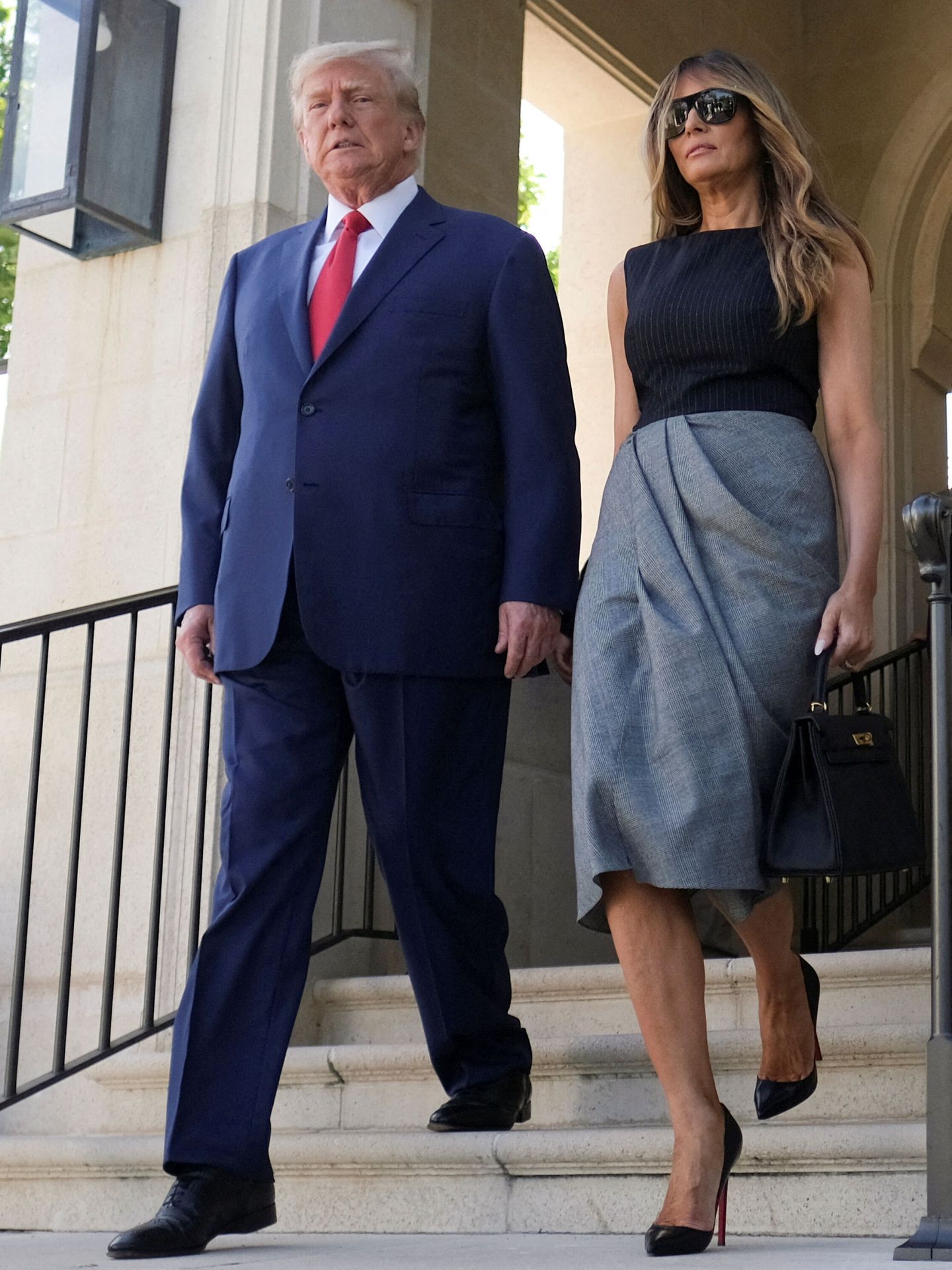 Melania y Donald Trump. (Reuters/Ricardo Arduengo)