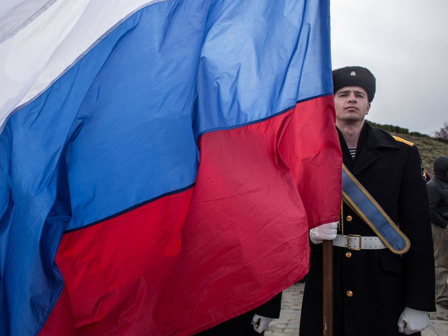 Celebración del primer aniversario de la anexión de Crimea a Rusia, en Sebastopol, en marzo de 2015. (Getty/Alexander Aksakov)