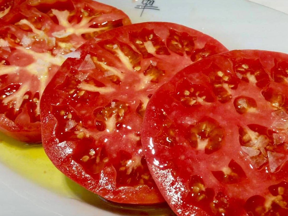 Foto:  Los tomates de Pepa son otra cosa. 
