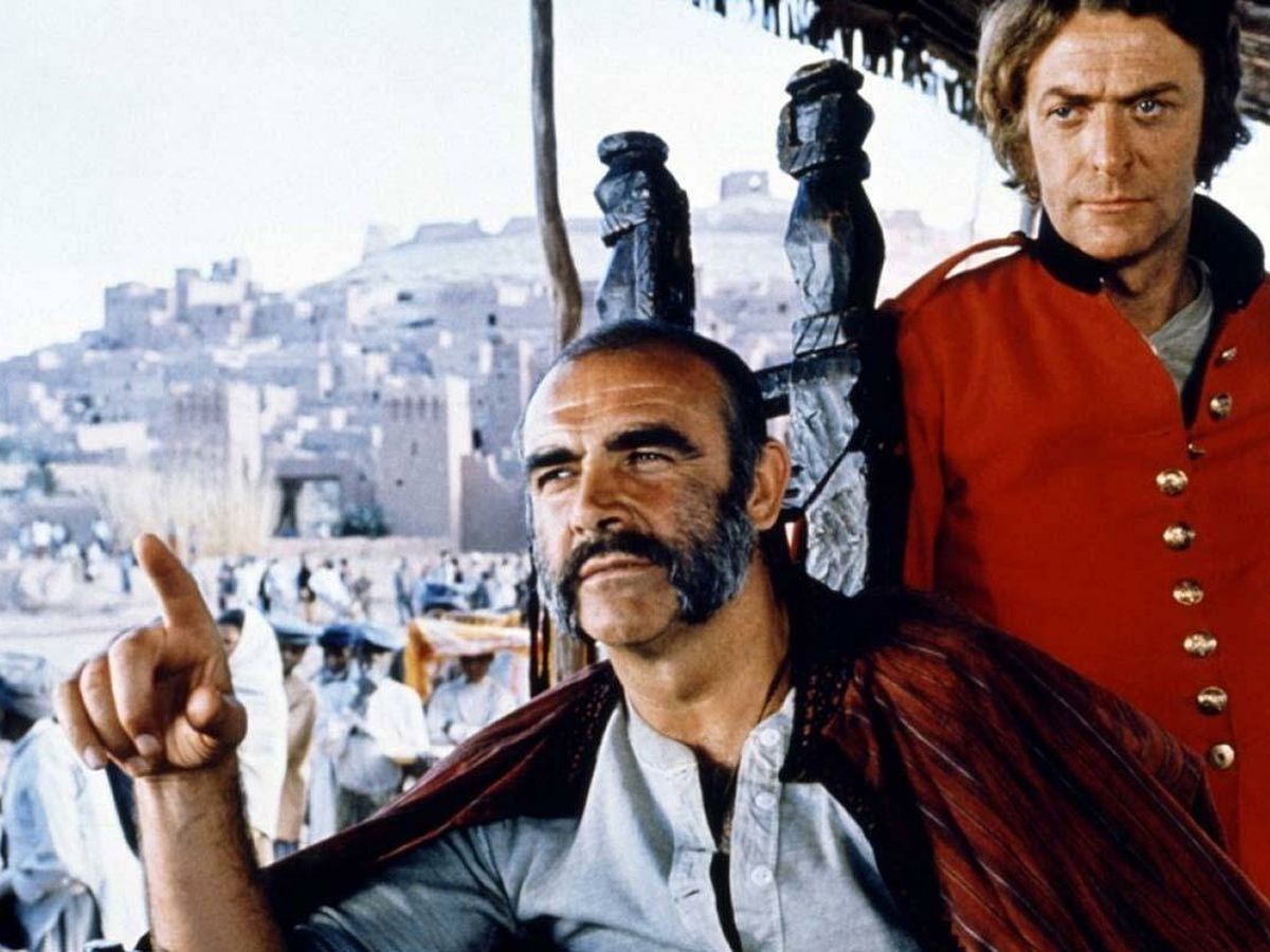 Foto: Sean Connery y Michael Cane, en 'El hombre que pudo reinar'.