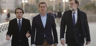 Post de Aznar y Rajoy cierran las heridas del PP y piden apoyar a Feijóo 