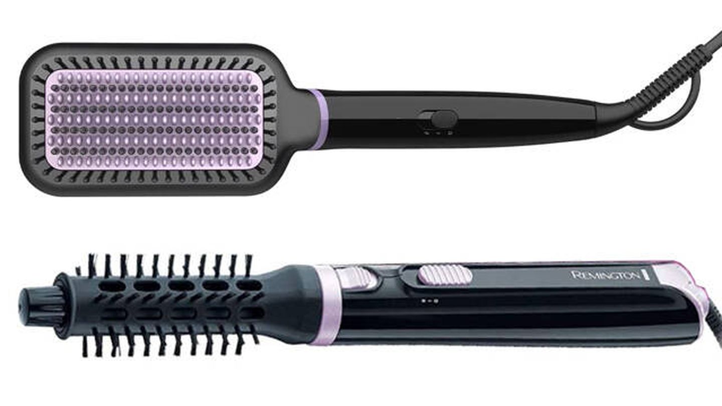 Cepillo secador de pelo y peinador voluminizador de aire caliente cepillo  secador de pelo en uno – Cepillo redondo para secar – Secado eléctrico del