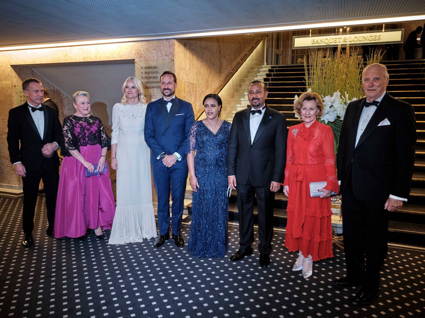 Cena de gala con motivo de los Premios Nobel en Noruega. (Getty)