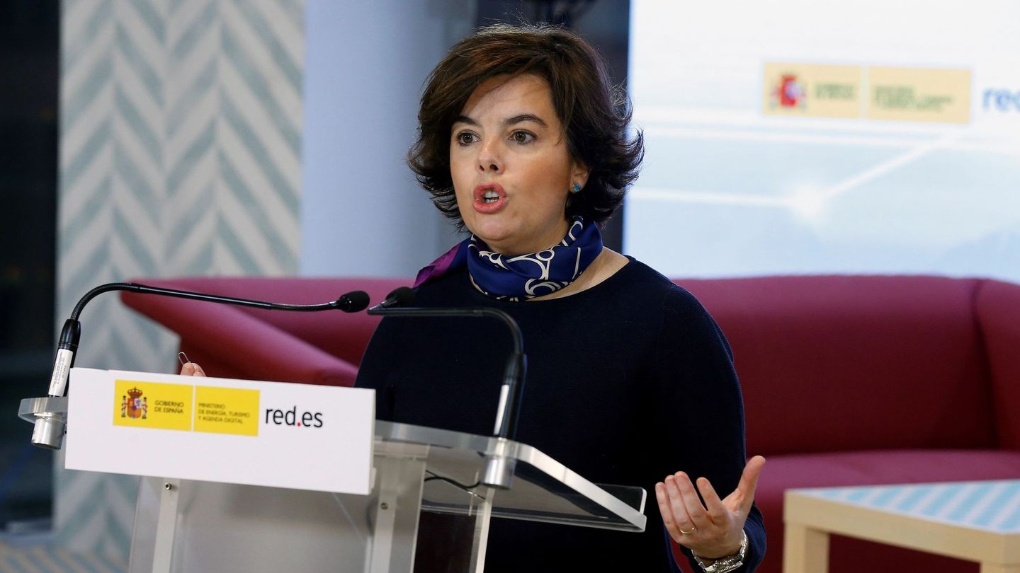 La vicepresidenta del Gobierno, Soraya Sáenz de Santamaría. (EFE)