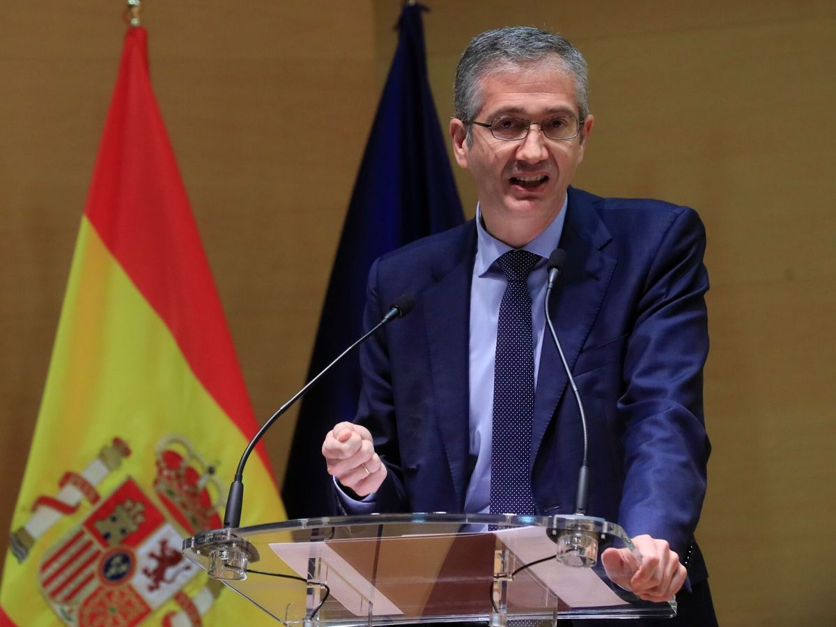 Foto: Pablo Hernández de Cos, gobernador del Banco de España. (EFE/Fernando Alvarado)