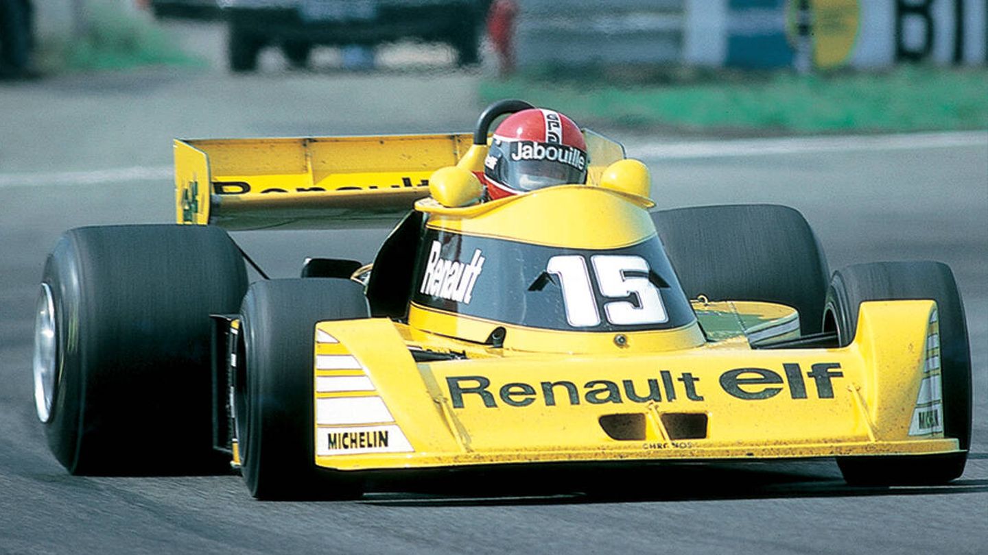 Desde su debut en 1977, Renault ha sido una marca mítica en F1. (Archivo Michelin)