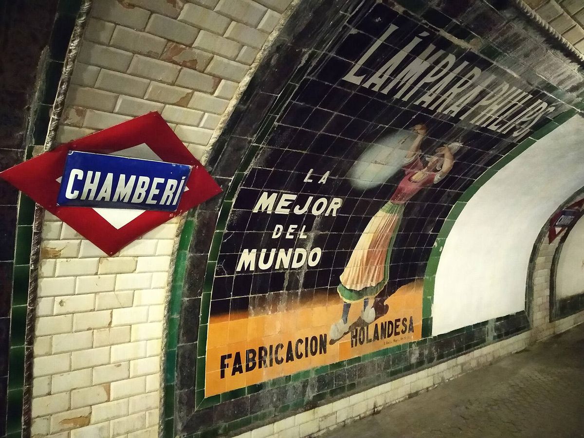 Foto: Estación fantasma de Chamberí. (Metro de Madrid)
