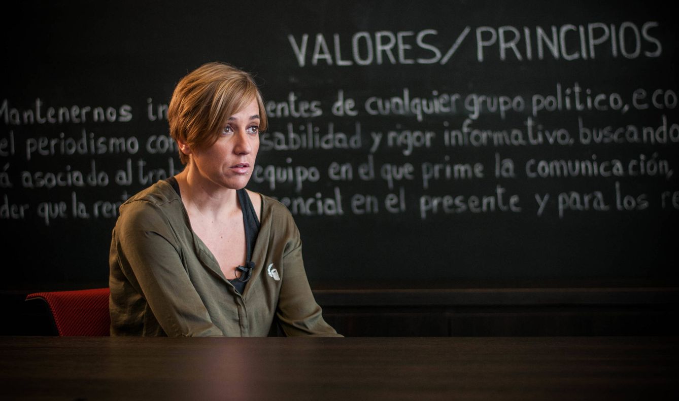 La diputada de Podemos y candidata en las primarias del partido en Madrid Tania Sánchez. (Carmen Castellón)