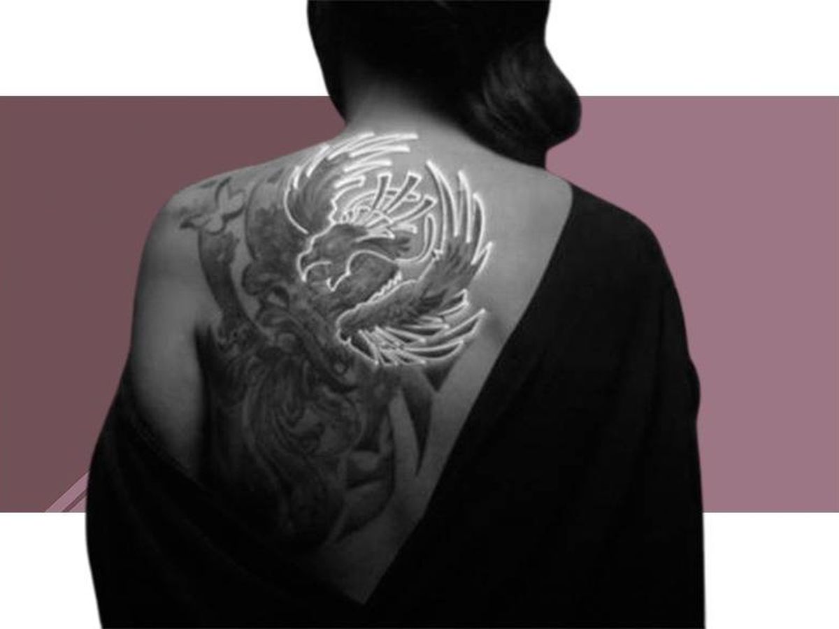 Foto: El imponente tatuaje de Rocío Carrasco. 