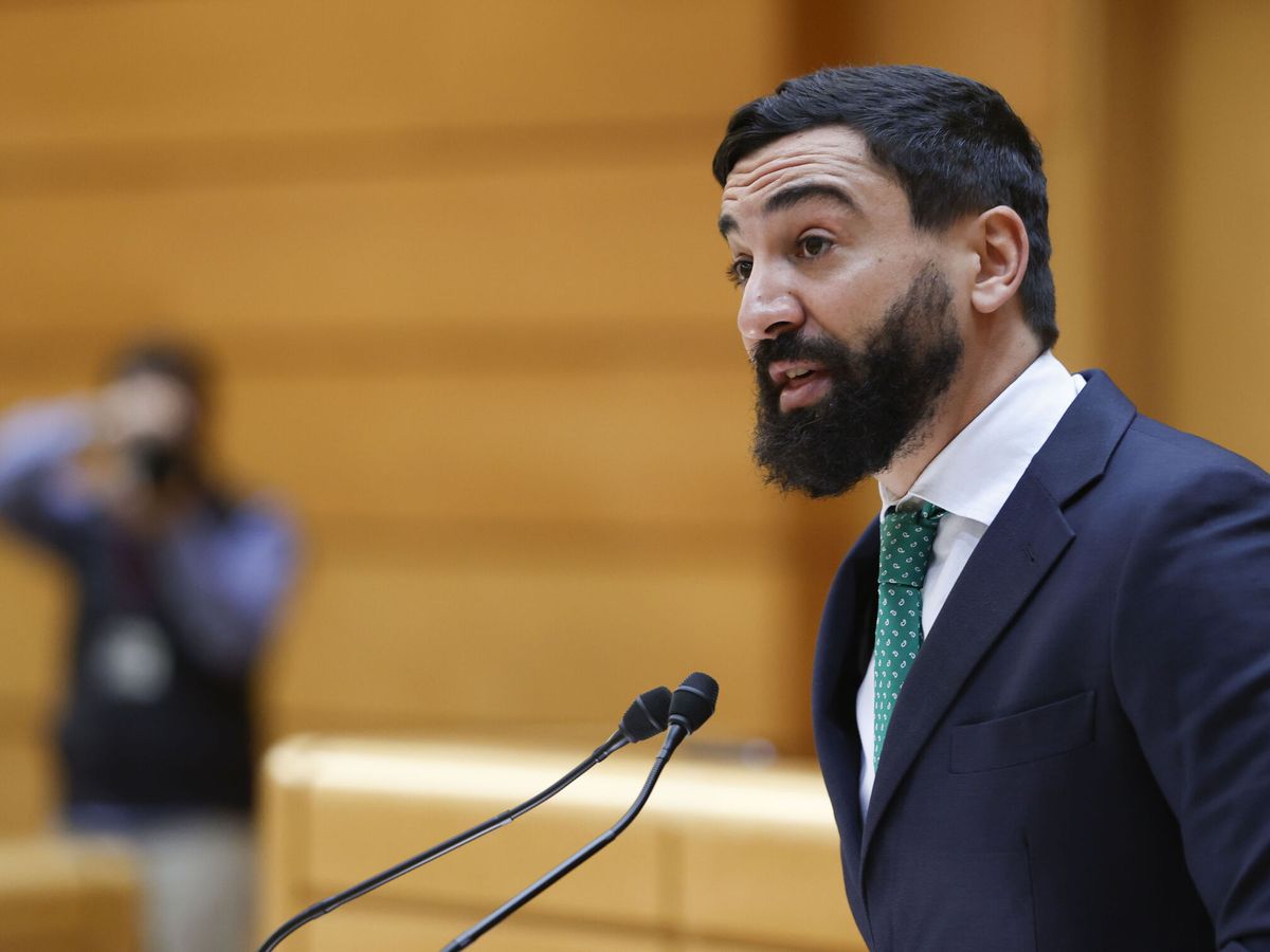 Foto: El senador de Vox por Andalucía, Jacobo González-Robatto. (Efe / Mariscal)