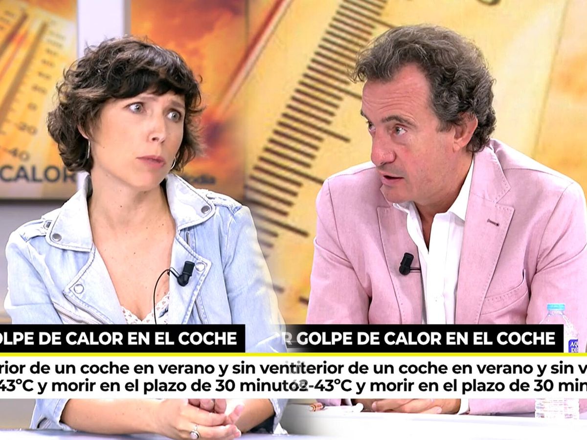 Foto: Marta Nebot y Javier Gállego, en 'Ya es mediodía'. (Telecinco)