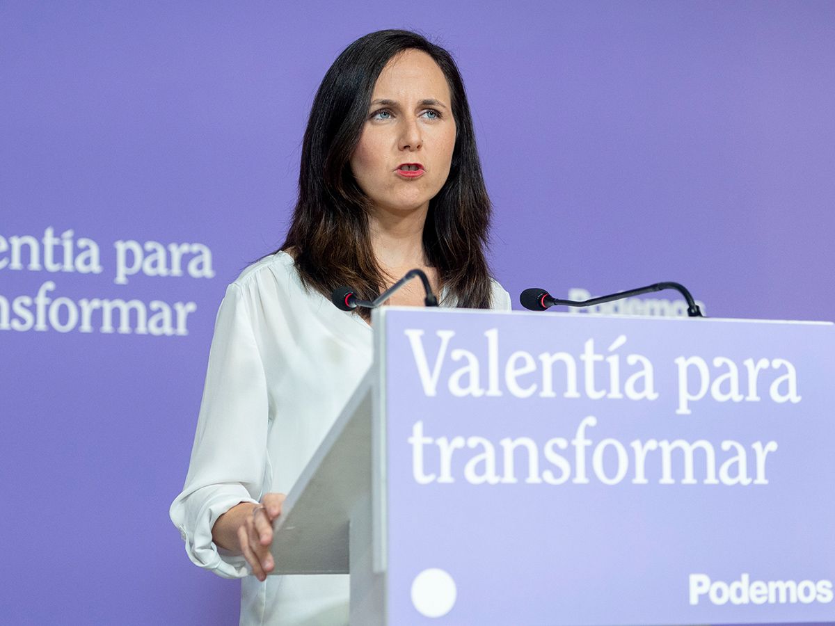 Foto: Ione Belarra, de Podemos. (Europa Press/Alberto Ortega)