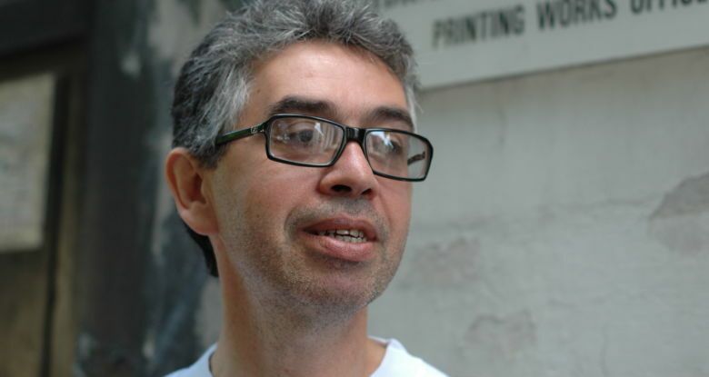 Dominique Searle, director del 'Gibraltar Chronicle'. (FOTO: Agustín Rivera)