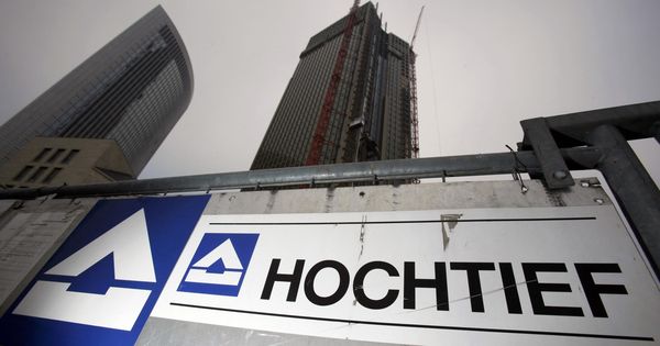 Foto: El logo de Hochtief. (Reuters)