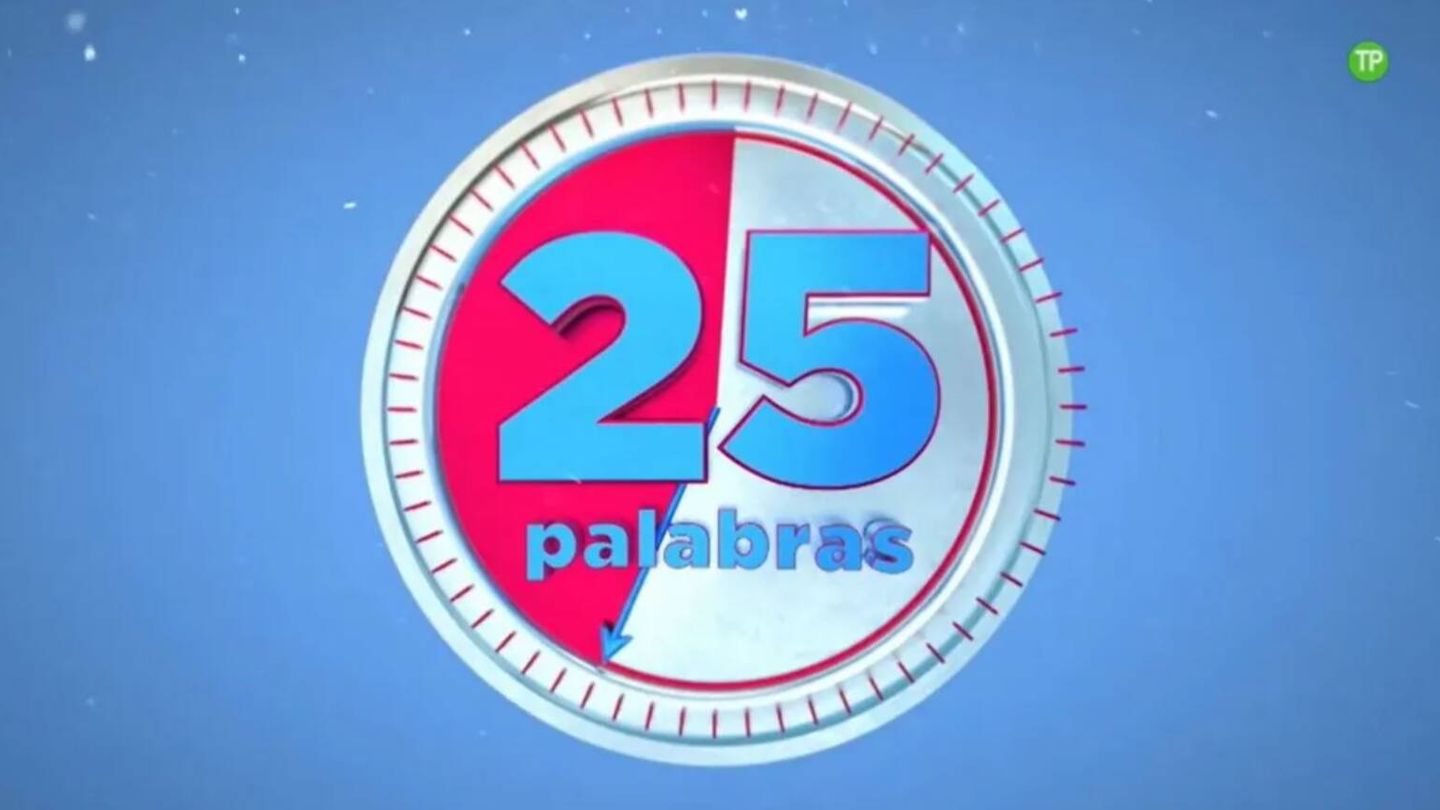 Logotipo de '25 palabras'. (Mediaset)