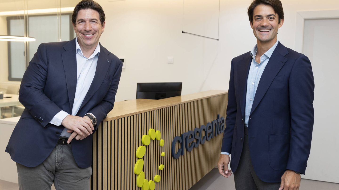 Eduardo Navarro, presidente de Crescenta (i), junto a Ramiro Iglesias, CEO (d). (Cedida)