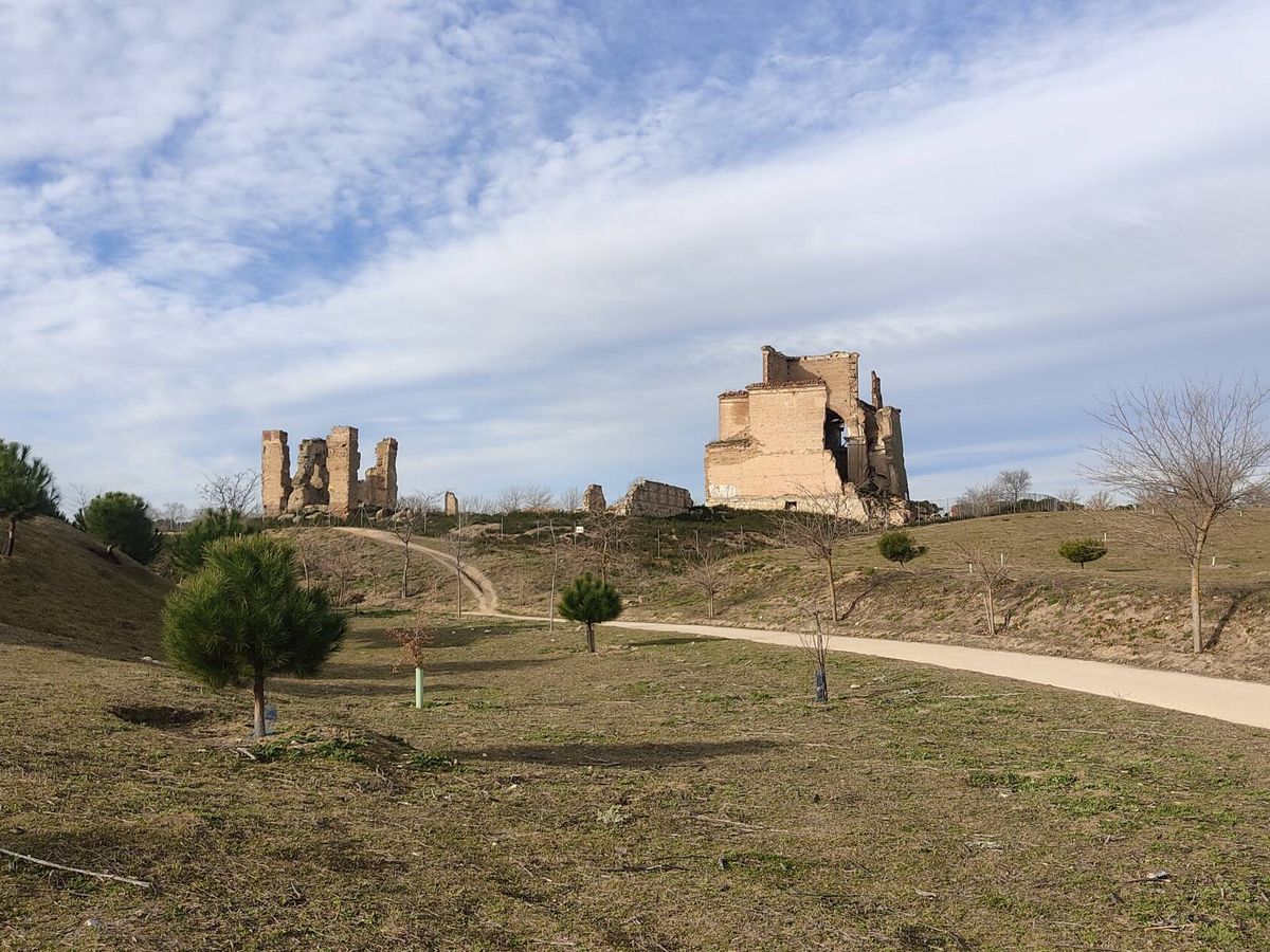 Foto: El castillo en ruinas de Leganés. (G.M.)