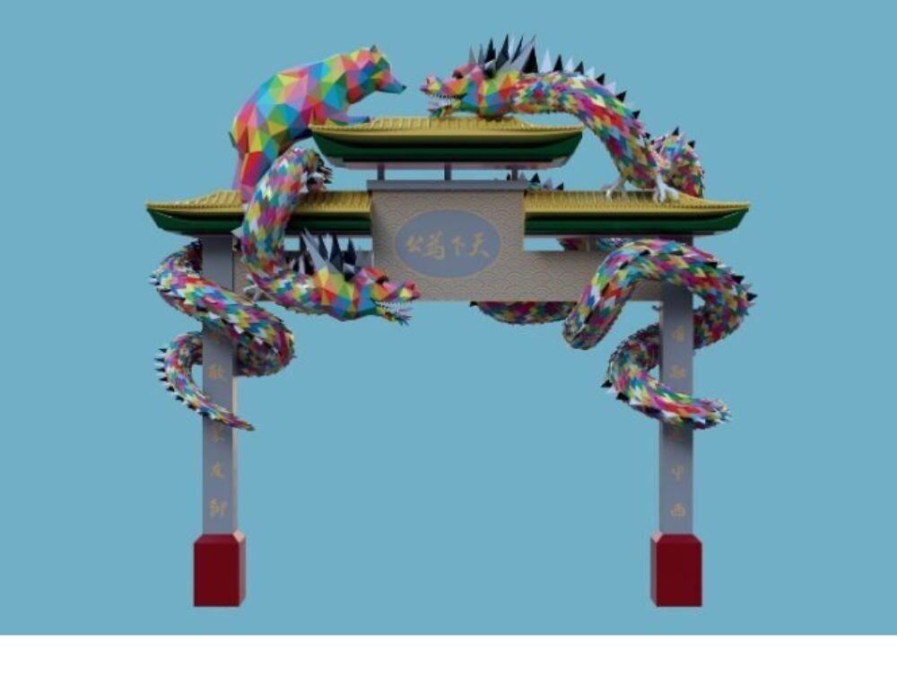 Foto de Madrid estrena un arco que dará la bienvenida al Chinatown de Usera