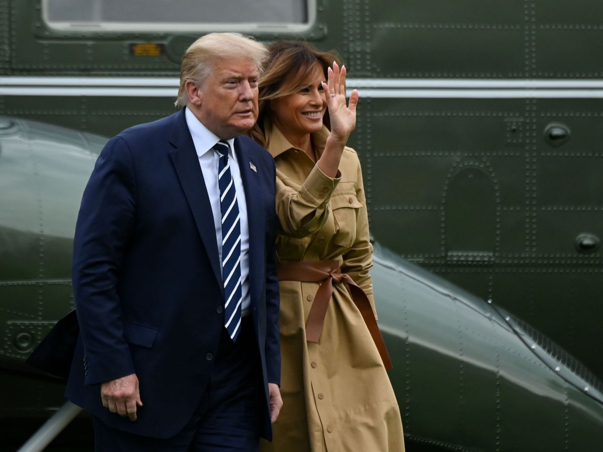 Foto: Donald y su mujer Melania Trump hace unos días en Washington. (Reuters)