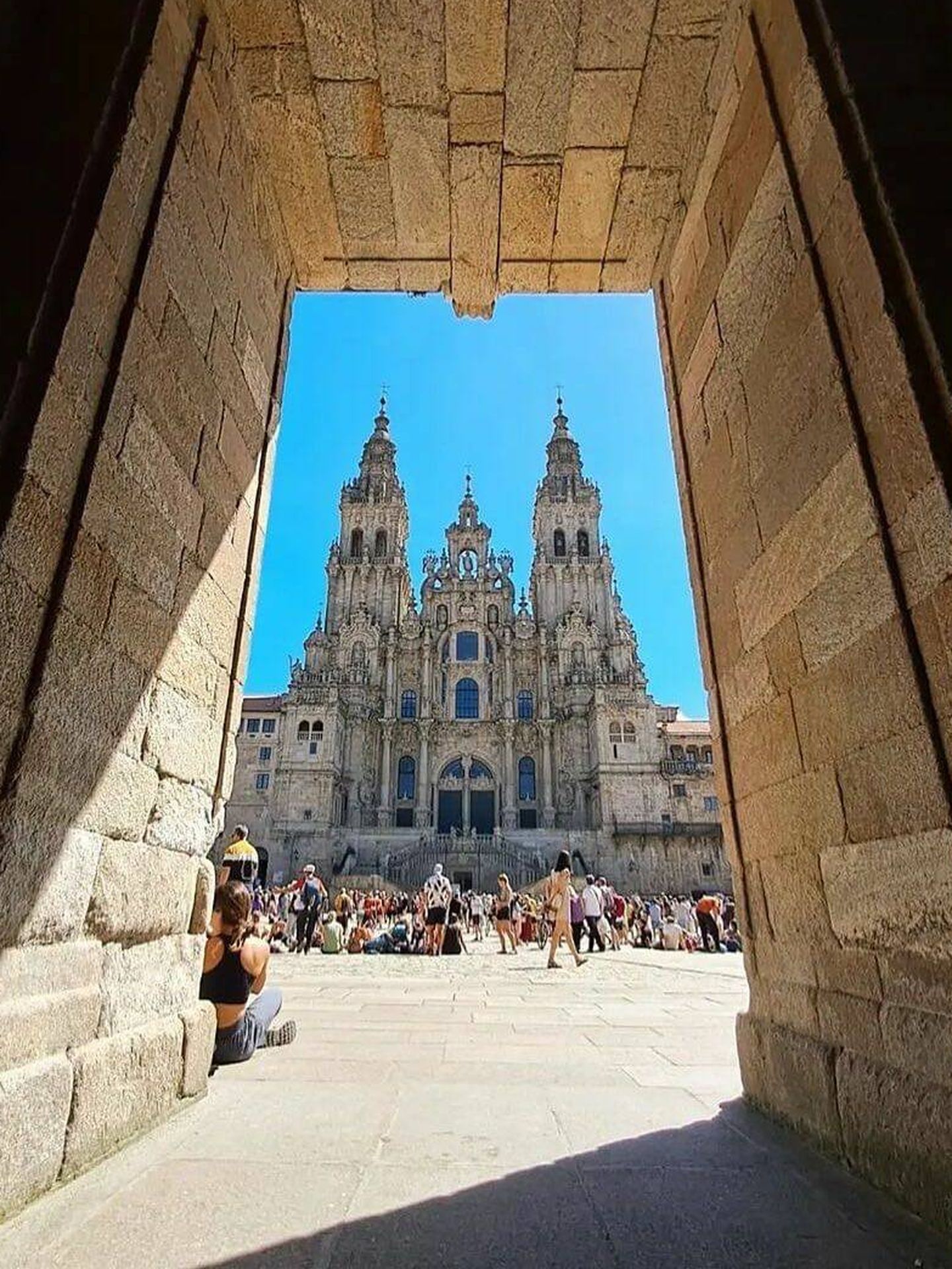 Santiago de Compostela, con o sin misa. (Cortesía)
