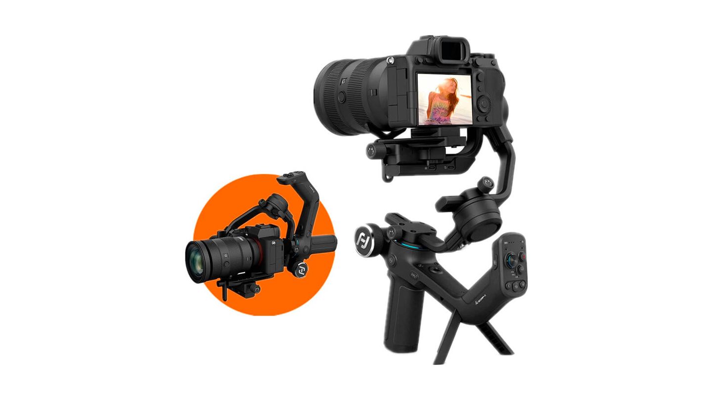 Estabilizadores gimbals para cámaras profesionales