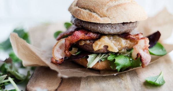 Foto: Imagen de una hamburguesa. 