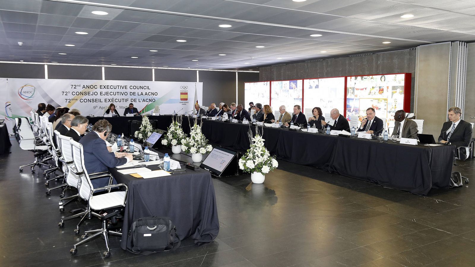 Foto: Imagen de la reunión de este domingo en la sede del COE. (COE/Nacho Casares)