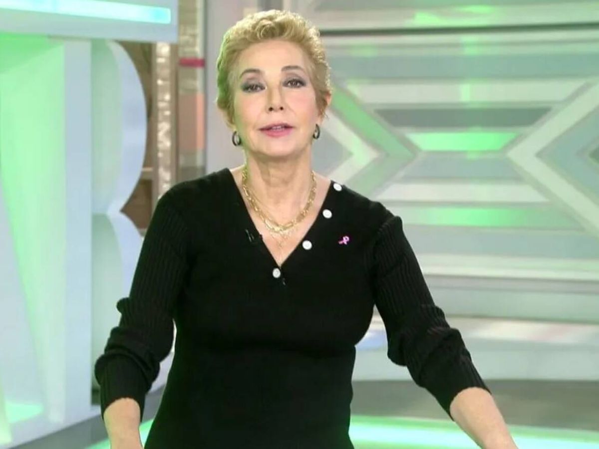Foto: La presentadora Ana Rosa Quintana. (Mediaset)