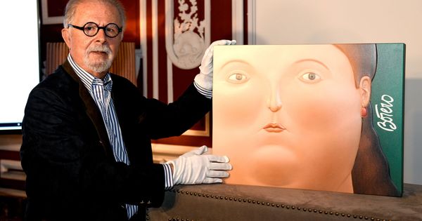 Foto: El pintor y escultor presenta su libro 'Las mujeres de Botero' (EFE)