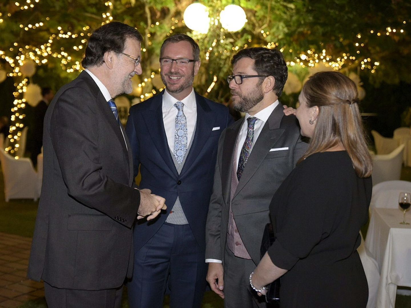 Mariano Rajoy en la boda de Javier Maroto. (EFE)