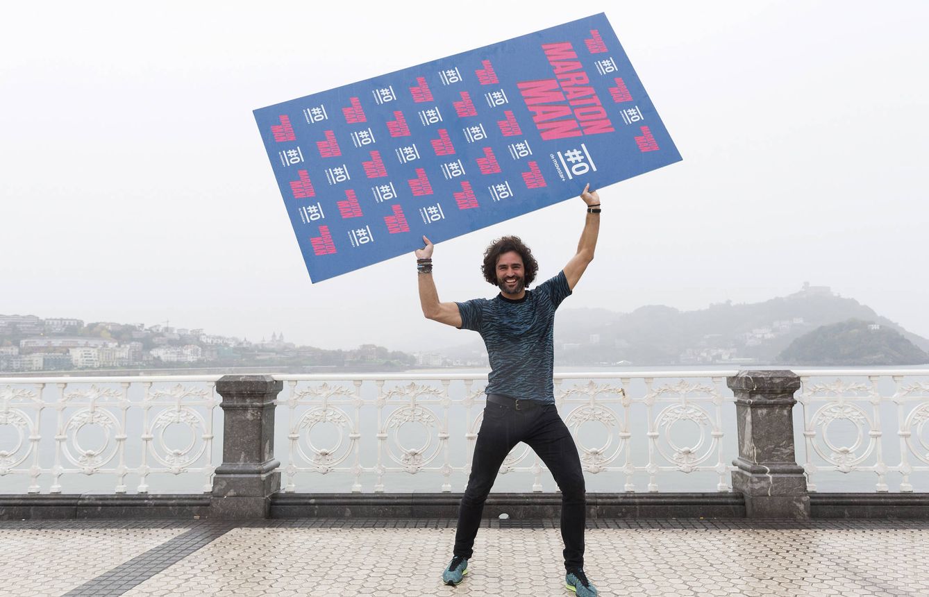 Raúl Gómez presentando 'Maraton Man' en San Sebastián | #0